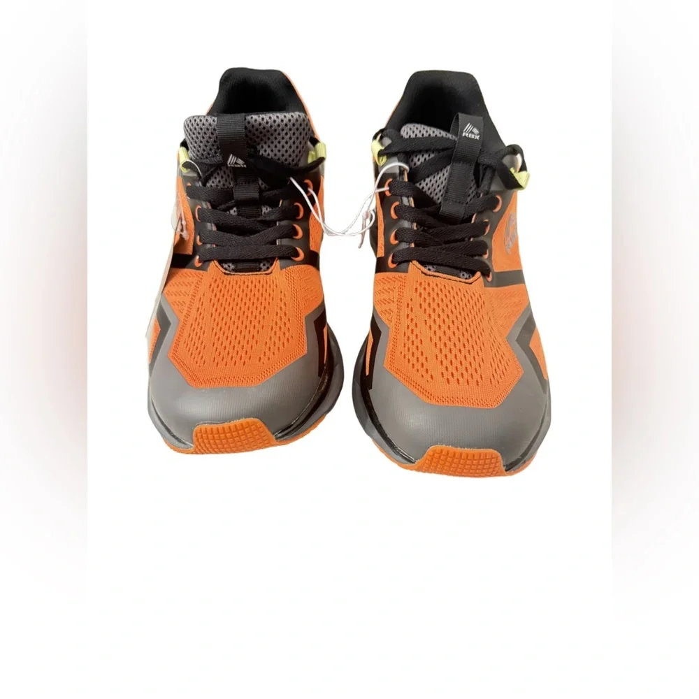 RBX Vibrant Orange and Gray Sneakers